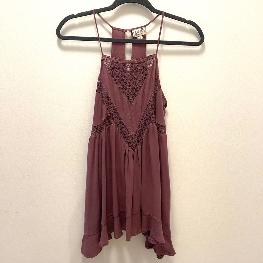 LA Hearts Longline Tanktop